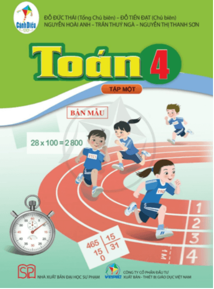 Toán 4 tập 1 - Cánh diều
